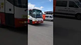 Odjezd autobusu SOR B 9.5 Ev.č.480 z dočasn&eacute; zast&aacute;vky Letensk&aacute; pl&aacute;ň #bus #sor #pmdp #praha #shorts