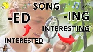 Fun & Catchy Grammar Song 🎸🎤: -ED vs -ING Adjectives Made Easy! 🎵
