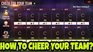 CHEER FOR YOUR TEAM EVENT DETAILS||HOW TO CHEER YOUR TEAM IN FFCS||PICK N WIN EVENT DETAILS||FFCS||😲