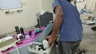 Split AC indoor unit all parts dismantle kaise karte hai 