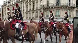 Bastille day 2019 - Garde R&eacute;publicaine on horses