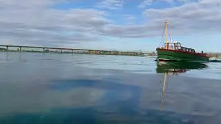 Model boat at the Kingfisher Model Boat club