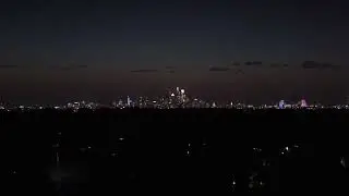 Philly Skyline Sunset
