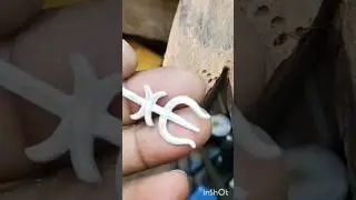 silver making trishul 🔱🔱🙏🙏🥰🥰 #subhashsethijewellers #jewellery