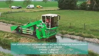 Aanbrengen slijtlagen in de Gemeente Waadhoeke door AKROH