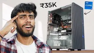 35,000/-RS Intel Core i7 13th Gen PC 🤩- Asus Mini Tower V500 For Gaming & Editing!