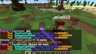 Jelle822 uses fly hacks on the Quickraid server!
