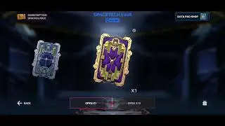 Opening purple Data Pad (Gold) War Robot