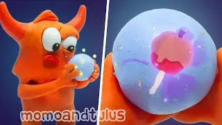 Momo And Tulus | Magic Ball Fun With The Monsters 🔮 | Funny Animation