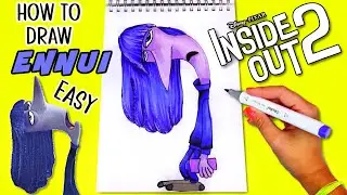 Disney PIXAR Inside Out 2: How to Draw ENNUI Easy!