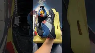 Union LA x Jordan Air Jordan 4 retro sp &ldquo;off our&rdquo; #cookiemonster #sneaker #ussneaker