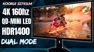 ОБЗОР игрового монитора Koorui S2741LM QD MINI LED HDR1400 &laquo;DUAL MODE&raquo;