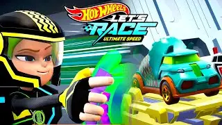 Hot Wheels Let&acute;s Race Ultimate Speed &ndash; Cruise Racing with Tricera Truck on Racing Camp