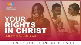 Sunday Service - 20 August 2023 | Christ Embassy Cyprus Teens and Youth Online Service