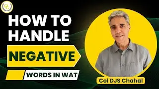 #2 How to Handle Negative&nbsp;Words&nbsp;in&nbsp;WAT | SSB Tips | SSB Preparation Tips | SSB Interview 2025
