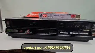 National NV-G10EM VHS Player Demo and in New Condition For Sale. contact me +919981943494