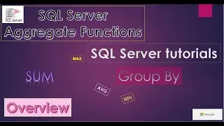 What are aggregate functions ? | sql Server tutorials