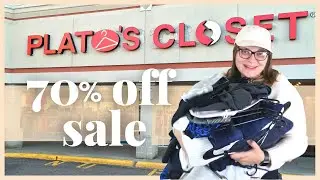 70% OFF at PLATO'S CLOSET SALE! | Thrift Haul to Resell on Poshmark!