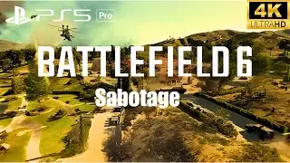 Battlefield 6 | Sabotage Gameplay on Eastwood | No Commentary | PS5 Pro 4K.