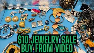 $10 Jewelry Sale! Lisner, Monet, Stone, Carolee, Coro, Rhinestone, Trifari, Napier