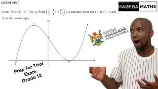 Prep For Trial Exam | Grade 12 | Question 7 May June | Cube Graphs