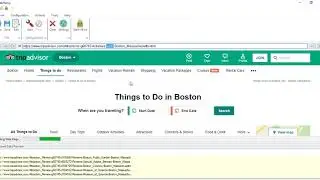 How to capture URLs of popular tourist attractions available in a city listed in TripAdvisor