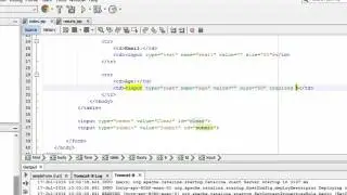 Simple JSP Form,  part 2