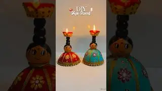 DIY Diya 🪔 Stand | Diya Decoration Idea | Diwali Diya Stand #diyastand #diwalicraft #diwali #diy