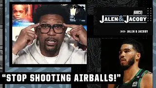 Jalen Rose tells Jayson Tatum 'STOP SHOOTING AIRBALLS!' 😯 | Jalen & Jacoby