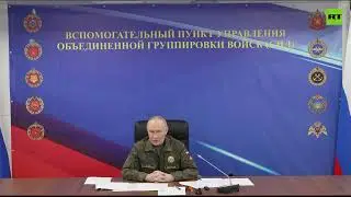 Putin in full military uniform