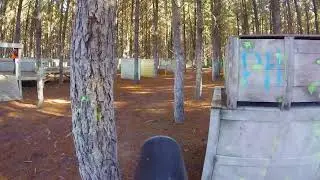 Bushball Paintball Gameplay GoPro POV - Village Assault