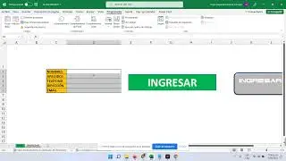 FORMULARIO PARA INGRESAR DATOS DE UNA HOJA A OTRA EN EXCEL CON MACRO