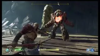 God of War - Second Hand Soul: Mines: Open Rune Door: Soul Eater Bossfight, Alchemists Ring (2018)