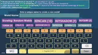 FREE RARE NAME WORLD | GROWTOPIA