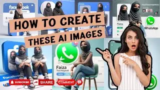 How to make 3D Social Media Ai images | Bing image creater tutorial | #tricks #tutorial #aiimages