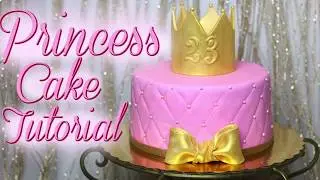 PRINCESS/ROYAL THEMED CAKE TUTORIAL || Janie's Sweets