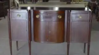 Biggs Sheraton Hepplewhite Sideboard Mahogany