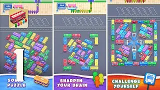 Bus Escape: Traffic Jam Gameplay Walkthrough Part 1 - Level 1 ~ 8 (Android, IOS)