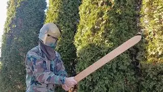 Thin Xtra wide Oak Sword Test