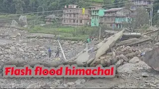 Flash floods Himachal Cloud burst || Thunag Banyad Mandi