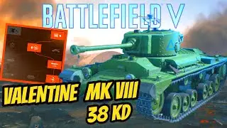 Battlefield 5: AERODROME CONQUEST VALENTINE MK VIII Gameplay