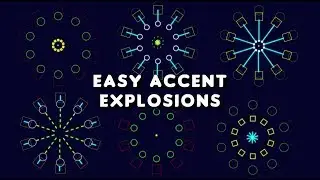 Easy Animated Accent Explosions After Effects Tutorial
