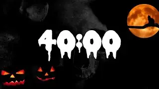 40 Minute Halloween Timer With Scary Sounds And Screaming Alarm