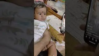 Awyan looking at his own reel! 🧸🎀 #baby #shorts #youtubeshorts