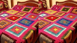 Latest and Stylish Free Crochet Bedsheets patterns / Multi Color Eassy Knitting Qurassiya Trends 