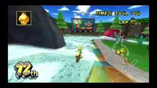 Mario Kart Wii Star cup: Without brakes, reverses, drifts and jumping
