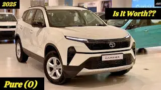 2025 Updated ✅ Tata Harrier Pure(O) - Detailed Real Life Review - What’s New??🤔🤔