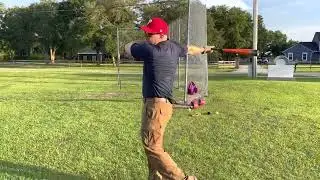Keeping Eyes on Target Hitting Drill