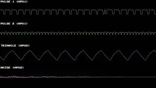 Nintendo M82 BGM (&ldquo;Glorious March&rdquo;) (NES) [Oscilloscope View]