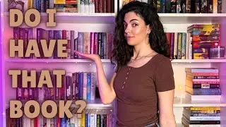 Do I have that book challenge | Browsing my Bookshelves to find 40 books